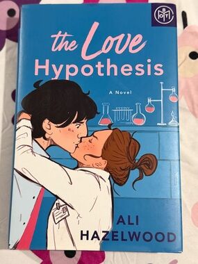 The Love Hypothesis by Ali Hazelwood - Blue & Pink Hardcover
